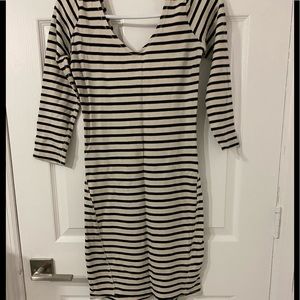 Stripped mini dress
